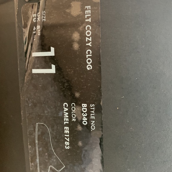 Wool with faux fur lining clogs - Picture 4 of 4